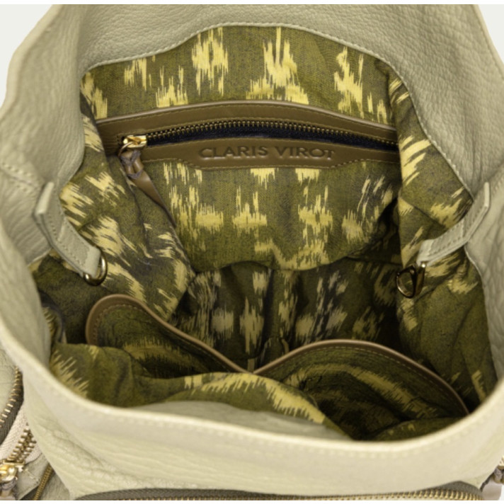 SAC LENNY CUIR BUBBLE VERDELATTE CLARIS VIROT