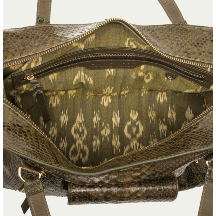 SAC JUNO PYTHON KAKI CLARIS VIROT