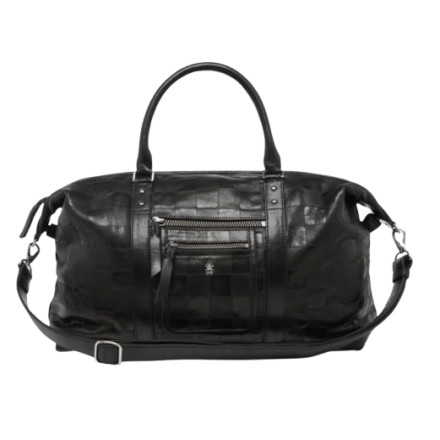 SAC ROGER XS EMBOSSE CHECK NOIR CLARIS VIROT