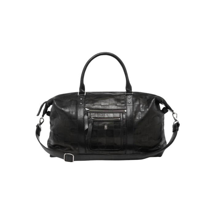 SAC ROGER XS EMBOSSE CHECK NOIR CLARIS VIROT