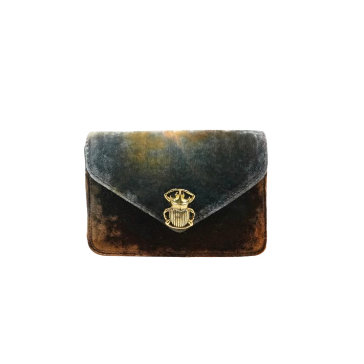 PORTEFEUILLE ALEX VELOURS TERRACIELO CLARIS VIROT