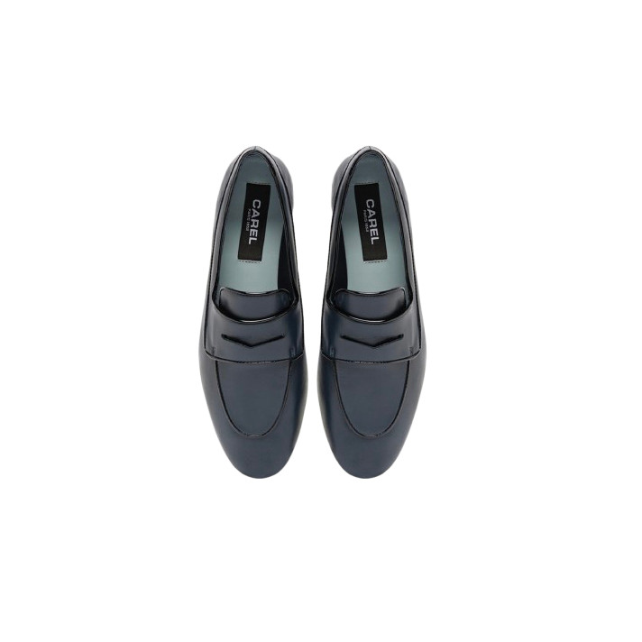 REGINA MOCASSIN SLIPPER MARINE CAREL