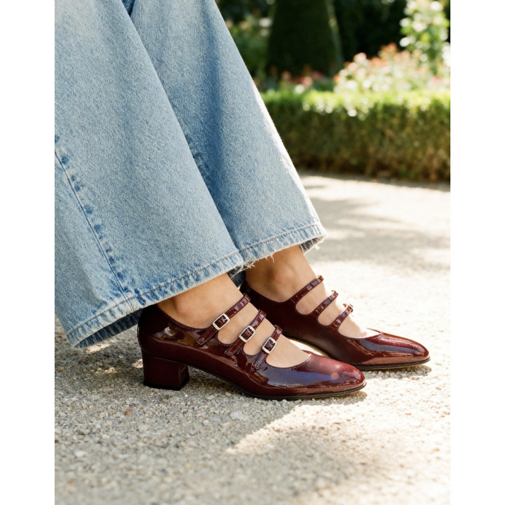 KINA BABIES VERNIS BORDEAUX CAREL