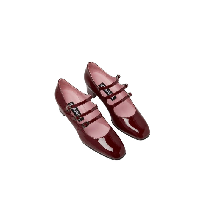 KINA BABIES VERNIS BORDEAUX CAREL