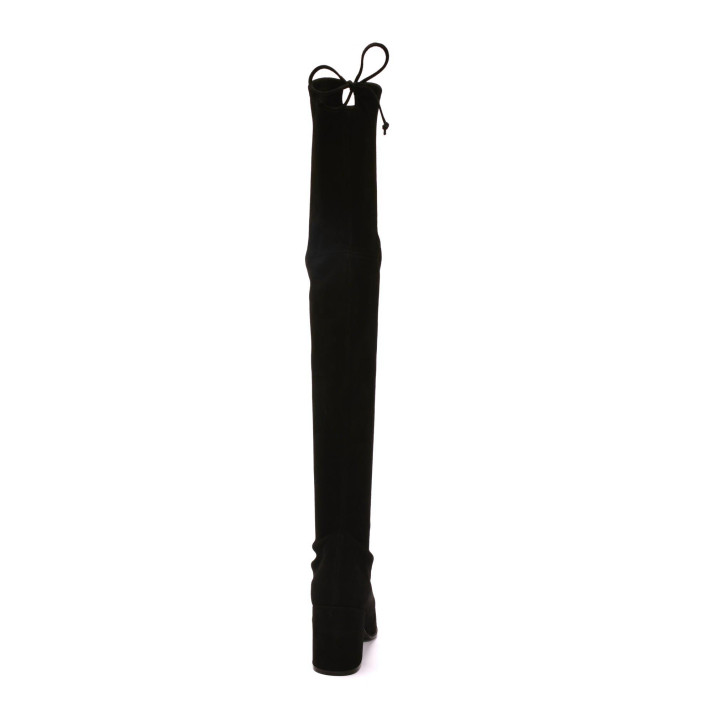 Tieland Suede Noir Stuart Weitzman